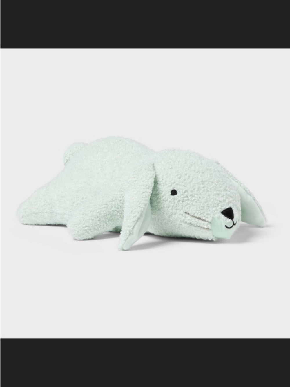 Pillowfort Mint Green Weighted Plush Bunny